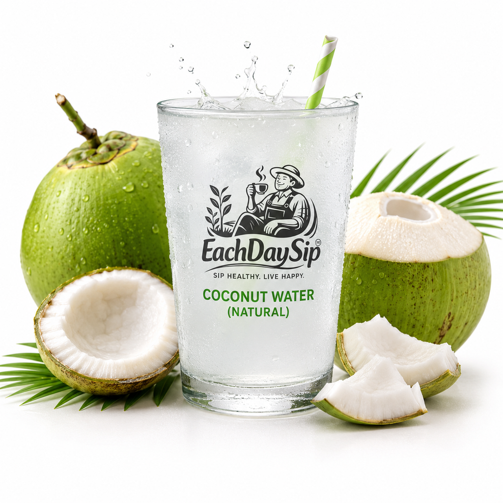 Natural Tender Coconut Water | 100% Pure Hydration Drink | 200ml | EachDaySip