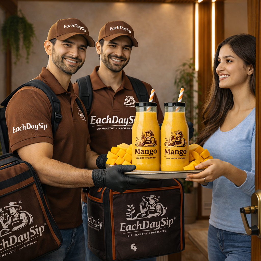 EachDaySip Rich Mango Smoothie – Fresh, Creamy Tropical Drink