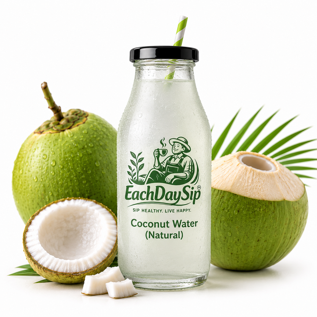 Natural Tender Coconut Water | 100% Pure Hydration Drink | 200ml | EachDaySip