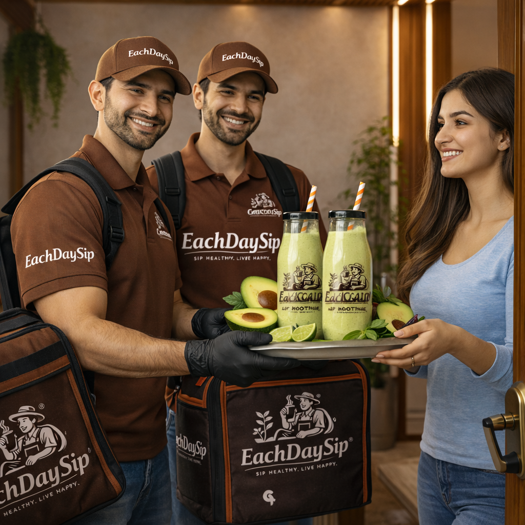 EachDaySip Creamy Avocado Smoothie – Healthy & Energy Boost Drink